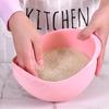 Пластиковая миска для мытья риса с ситом Эффективно моет мелкие крупы и кухонные принадлежности