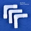 10pcs 8mm 10mm PE Elbow Connector 8-10mm Reducing Elbow Joint Aquarium Tank Air Pump Hose Pagoda Joint Watering Irrigation Garden Water Pipe Connector