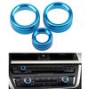 Eaglerich 3PCS/Lot Car Air Conditioner Dial Cover Switch Cover Knob Cover Adjustment Ring Air