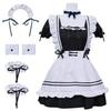 Костюм горничной Socpuro, милый, Лолита, классический, короткий, идеален для школы и парков развлечений, Стиль, Платье, Фартук, Повязка на голову, Ожерелье-чокер, Хэллоуин,