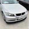 Для BMW 3 серии E90 2005-2008 320i 325i Стиль MP Высококачественный АБС-пластик Передний сплиттер бампера Кузовной обвес Глянцевый черный Вид под карбон