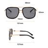 Vintage Oversized Square Double Bridges Men Sunglasses Outdoor Goggle Woman Travel Beach Sun Glasses Shades UV400