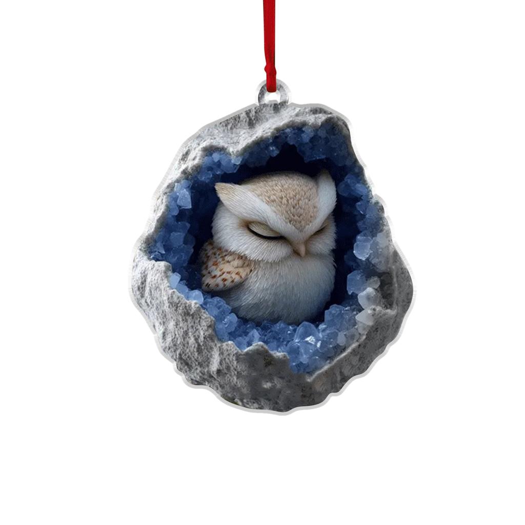 Animal Christmas Ornaments Christmas Ornaments Animal Acrylic Ornaments New Year Ornaments Christmas Pendants Standing On The Christmas Tree