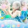 New Reusable Water Balloons Refillable Water Balloon Quick Fill Self Sealing Water Bomb Splash Balls for Kids Swimming Pool