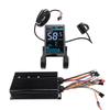 Electric Scooter Controller Kit Aluminum Alloy 72V 80A Sine Wave Controller M5 Color LCD Display for