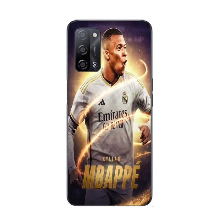 Coque Maniacase pour Oppo A55 5g Kylian Mbappe Real Madrid Wallpaper