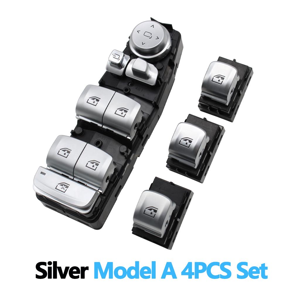 Электрическая мощность, хромированный главный переключатель окна, кнопка управления регулятором для BMW 3 5 7 X3 X4 F30 F35 F25 F26 F07 F10 F18 F01