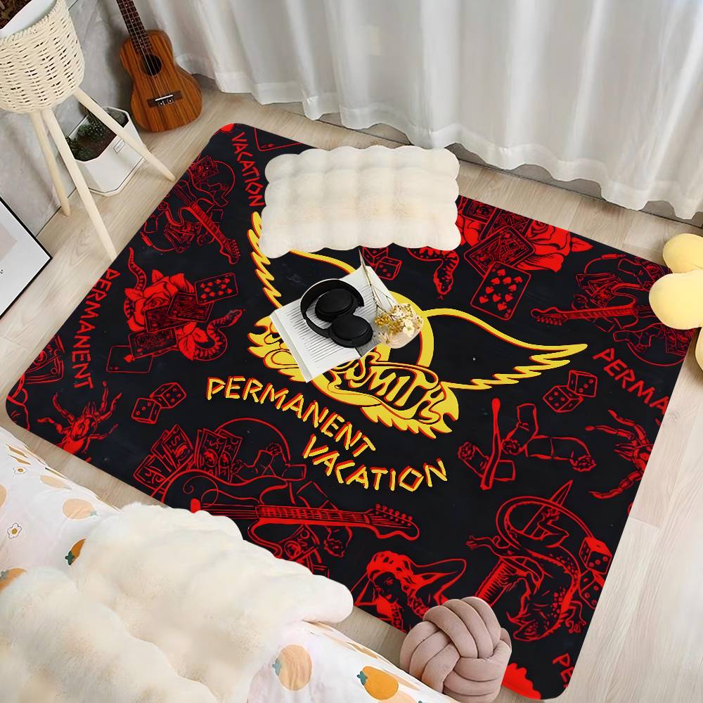 Классическая рок-группа A-Aerosmith Кухонный коврик Дешевле Противоскользящий Современная гостиная Балкон Напечатанный Современный домашний декор