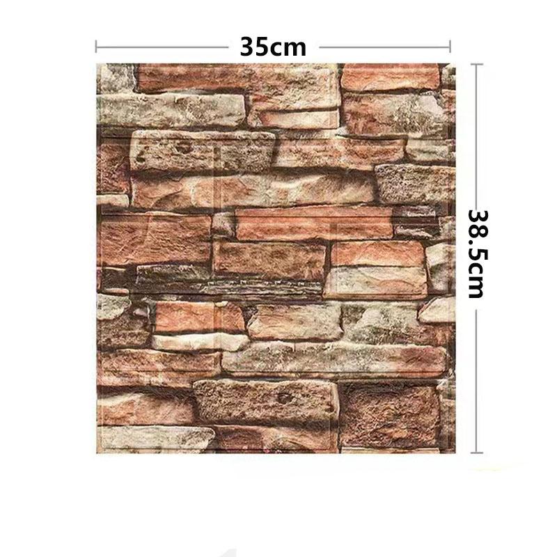 1 шт. 3D наклейки на стену для спален самоклеящиеся обои для гостиных, кухонь и ванных комнат 35 см × 38,5 см
