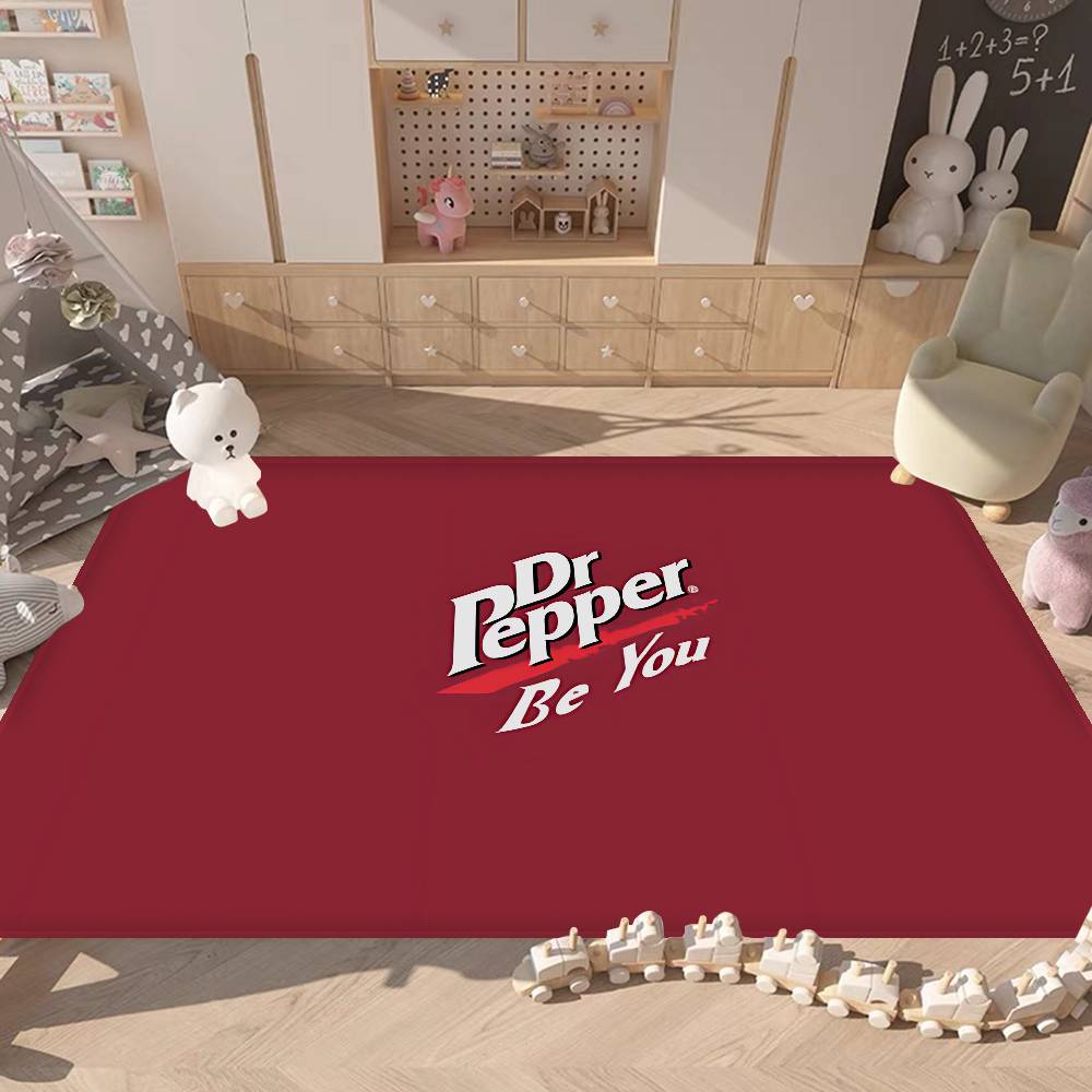 D-Dr Peppers Logo Floor Mat Rectangle Anti-slip Home Soft Badmat Front Door Indoor Outdoor Mat Welcome Doormat