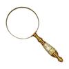 10X Magnifying Glass with Brass and Pearl Handle | Gifts for Boys Girls Dad Mom Seniors, Anniversary Birthday, Christmas Decor