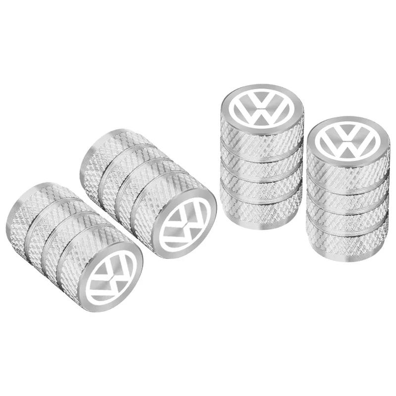 VW GTI GOLF 2026 Hot For VW VOLKSWAGEN 4Pcs Car Tire Valve covers Aluminum Wheel Stem Air Valve Caps For Volkswagen GOLF MK6 Pol