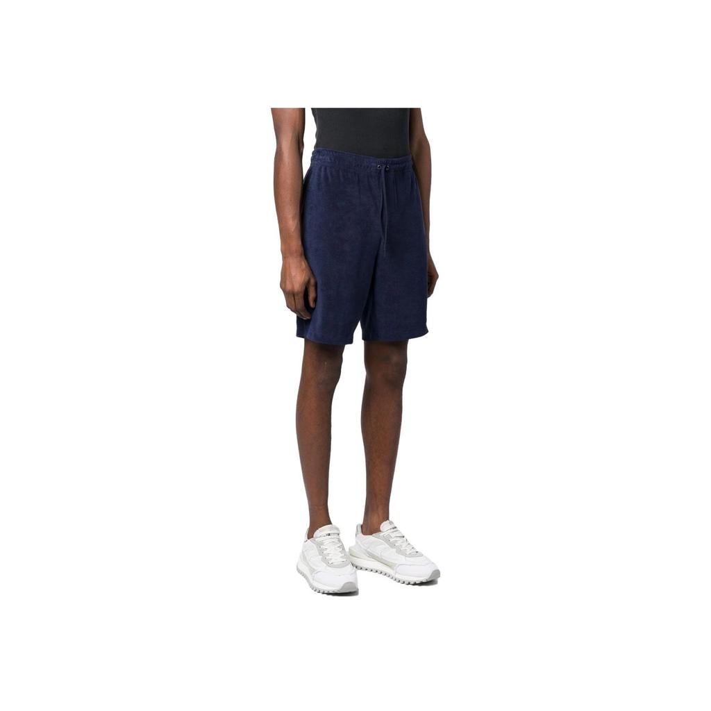Polo Ralph Lauren SS23 Solid Color Casual Small Logo Embroidered Drawstring Straight Leg Shorts Men Shorts Navy-Blue 710901046-003
