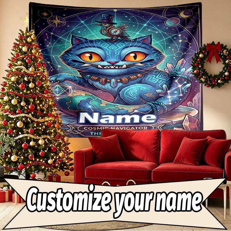 Custom Name Personalized Demon Hunters Kpop Print Tapestry, Wall Art Decor, Bedroom, Dorm, Apartment, LivingRoom, Party Backdrop, Gift for Birthday