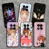 Мягкий чехол для телефона с аниме CardCaptor Sakura для Xiaomi Redmi Note 12 13 14 15 Pro Plus 11 12S 11S 11T 10 4G Черная задняя крышка