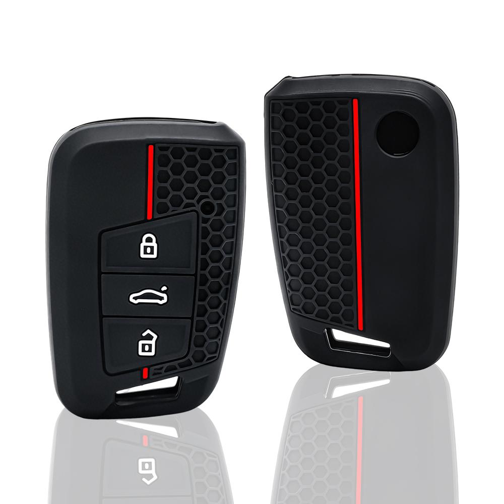 Силиконовый чехол для ключа автомобиля Vw Volkswagen Magotan Magotan Gte Passat B7 B8 Cc Arteon Skoda Fabia Superb A7 Kodiaq Seat