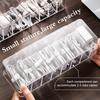 Transparent Plastic Data Cable Storage Box USB Cord Sorter Daily Office Supplies Sundries Small Desk Accessories Storage