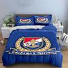 Blue Yokohama F-Marinos Bedding Set Bedding Duvet Cover Set Duvet Cover Pillowcases (1 * Duvet Cover 2 * Pillowcases, without duvet insert)