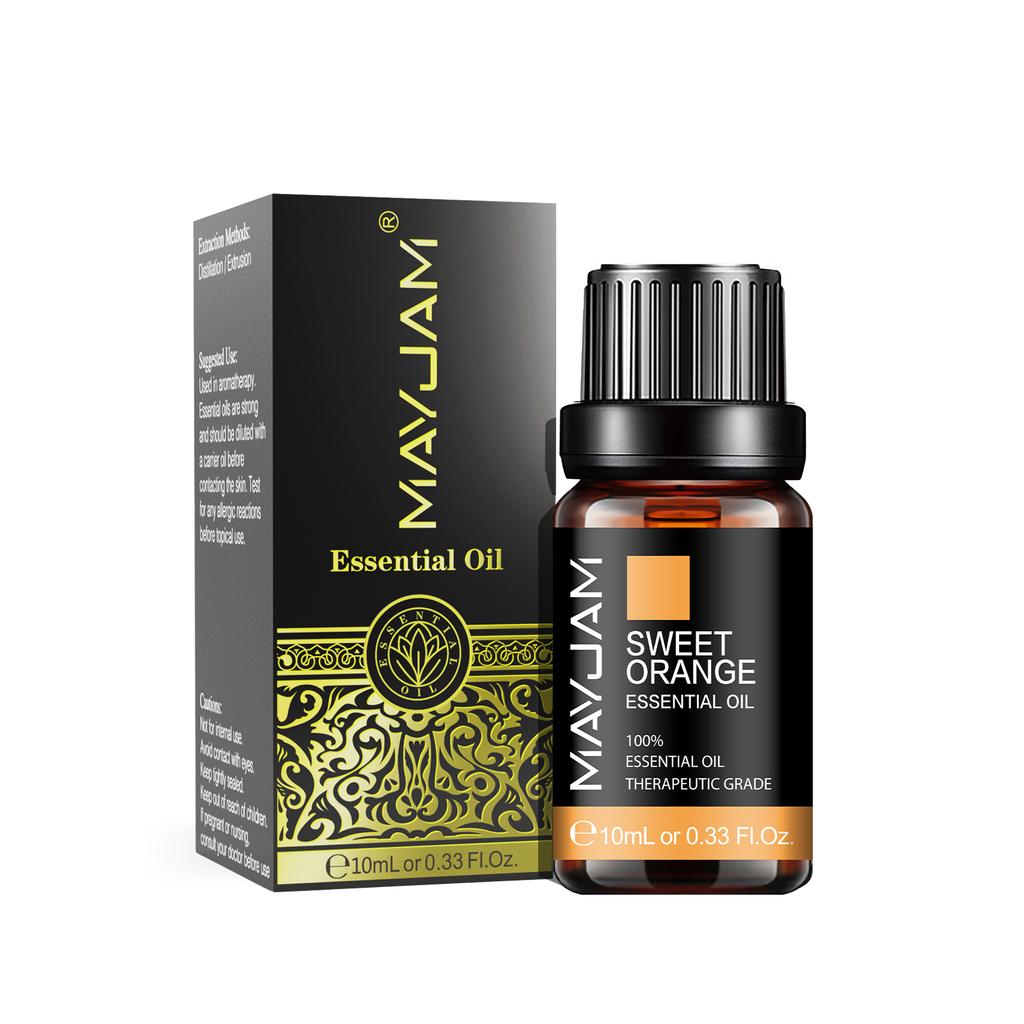 MAYJAM 10ML Eucalyptus Vanilla Essential Oils for Aromatherapy Air Fresh Diffuser Spa Massage Skin Care Lavender Jasmine Rose Aroma Oils