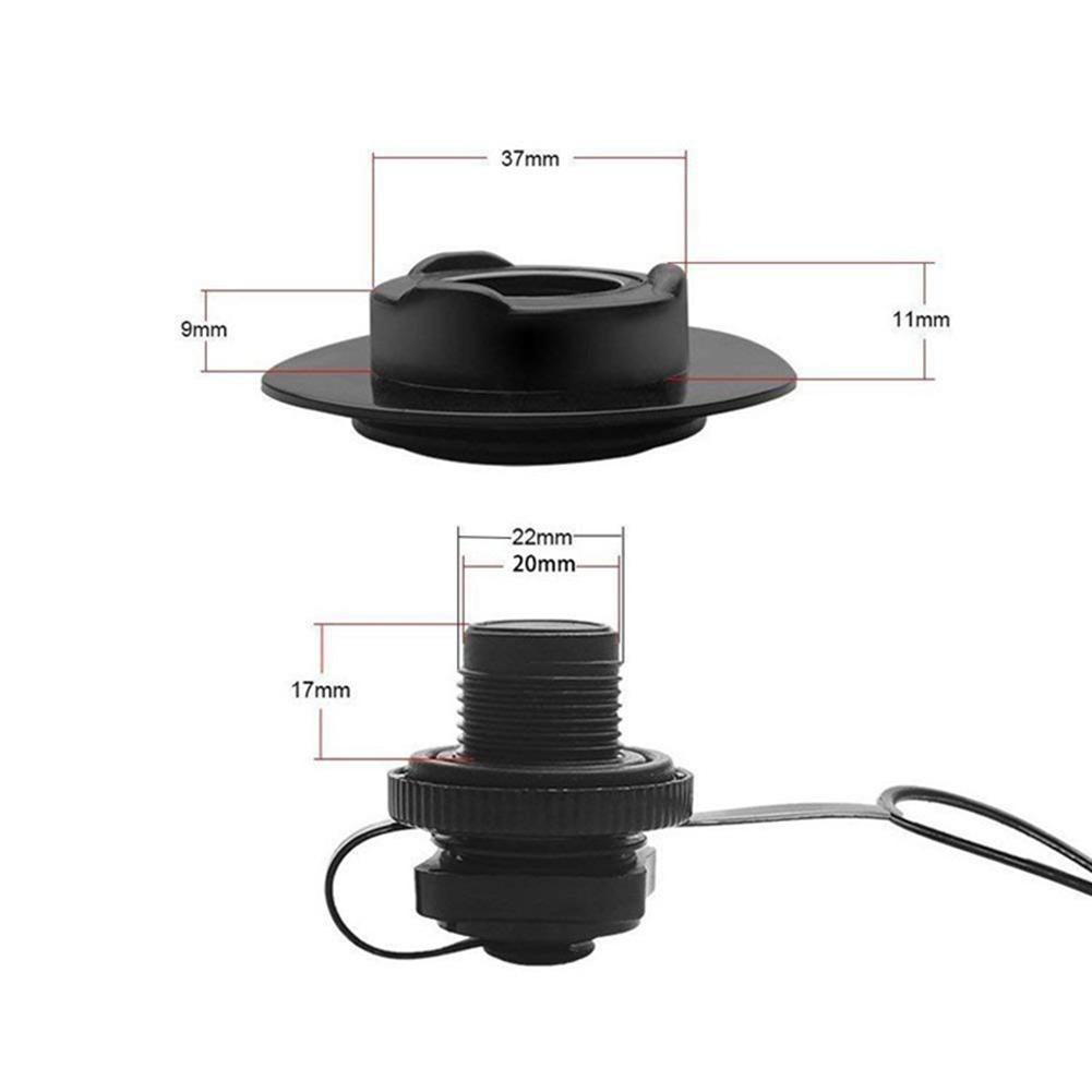 Надувная лодка Воздушный клапан Насадка Крышка для надувного матраса Адаптеры