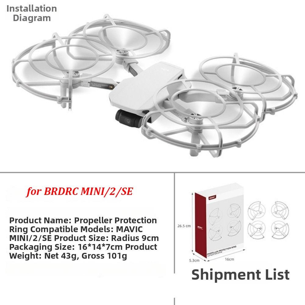 Propeller Guard Suitable for DJI MIN 3PRO Drone Protector Propeller Protection Ring 2/3/AIR2S/MINI 2 Propeller Protection Cover