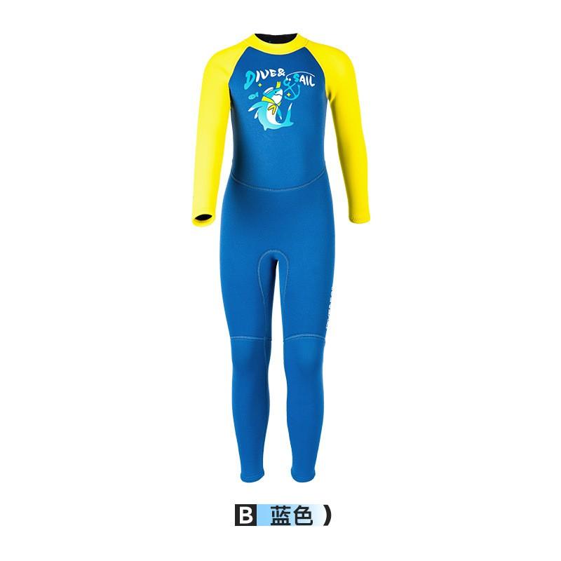 2.5mm Kids Full Body Wetsuit Snorkeling Diving Swimming Warm Thermal Rash Guard Suit