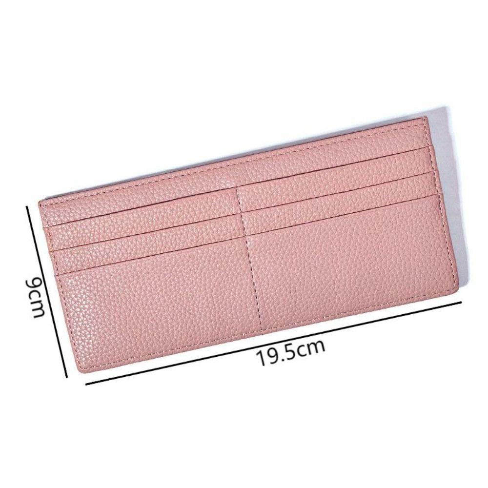 Длинный кошелек на молнии из искусственной кожи, модный кошелек для монет для женщин