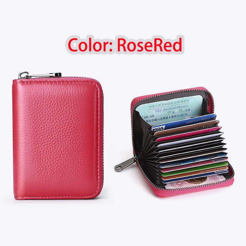НОВЫЙ 2025 Кошелек для кредитных карт из натуральной кожи для мужчин и женщин, модный держатель для удостоверения личности, тонкий держатель для карточек для малого бизнеса, сумка