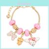 Детский браслет-шарм Hello Kitty из сплава цинка для подарка