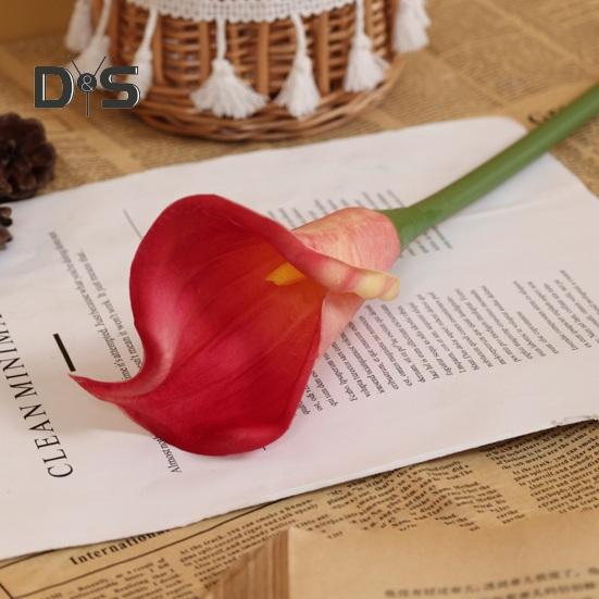 Не выцветающее искусственное растение, привлекающее внимание, необычный обжимной цветок-имитация каллы