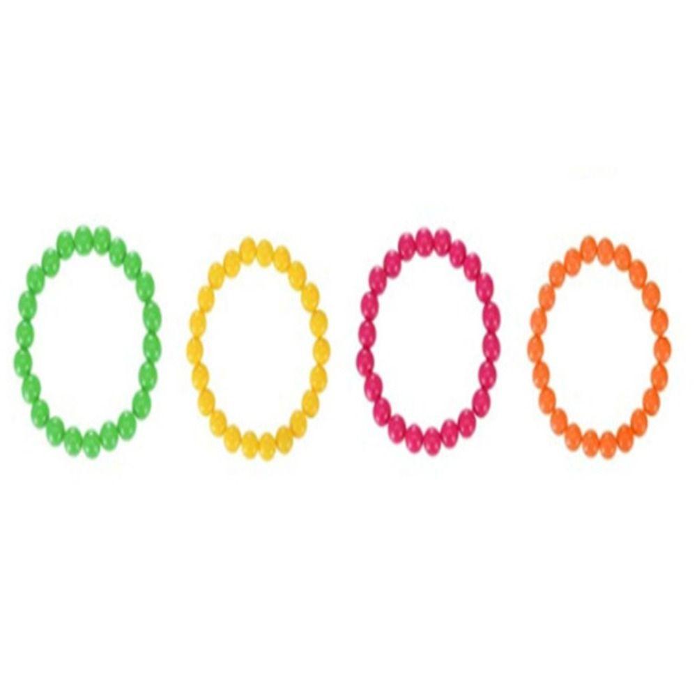 4/8 шт. разноцветные бусы, ожерелье, браслет, комплект, богемный браслет, детский женский праздничный костюм, аксессуары