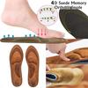 4D замшевые ортопедические стельки унисекс из пены с эффектом памяти