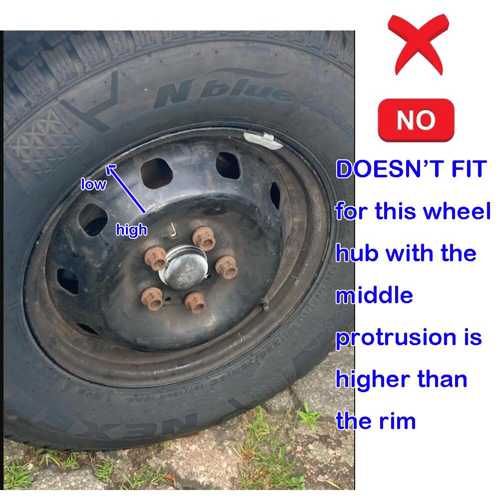 4pcs/set 14 Inch Car Wheel Hubcap Covers for Iron Rims Car Wheel Hubs Trim Cover Wheel Cover Gloss Plastic Silver Black