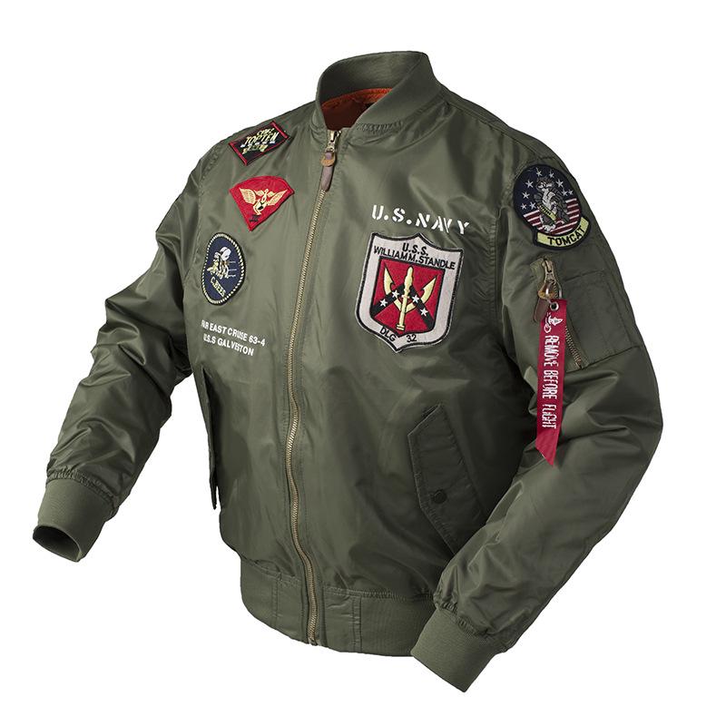 Top Gun MA-1 Flying Tigers Eagle Pilot Jacket for Men - Spring/Autumn