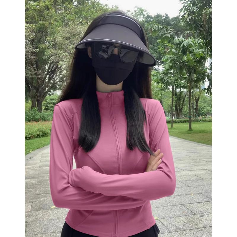 Женский серый летний кардиган-куртка из ледяного шелка с защитой от УФ-лучей 2025