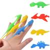 5pcs Dinosaur Launch Dinosaur Elastic Flying Dinosaur Finger Toys  Children Gift