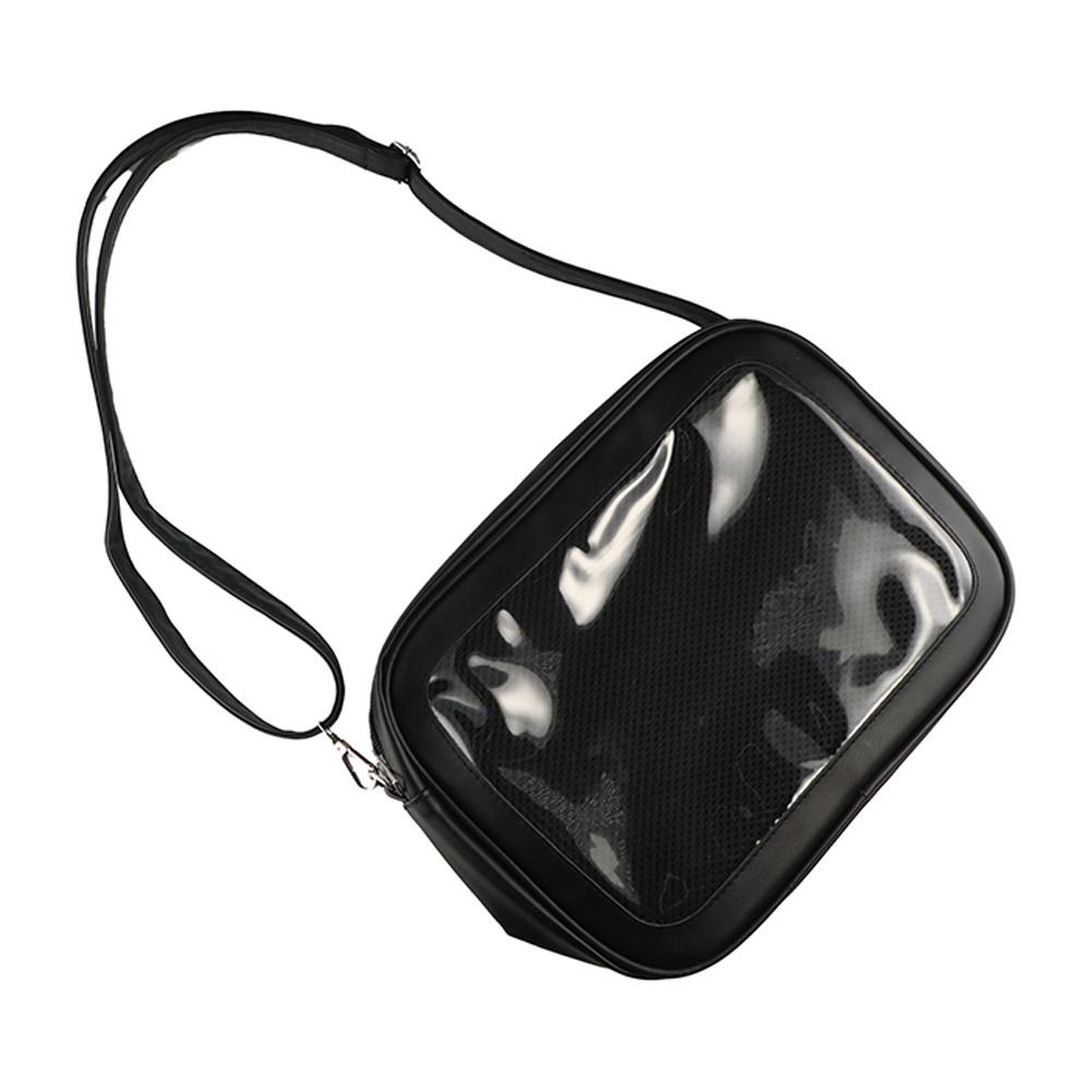 Cotton Doll Bag Solid Color Itabag PU Shoulder Bag Creative Transparent Bags Men