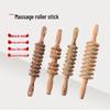 Ручная палка для йоги из массива дерева для массажа мышц и спины