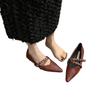French Retro Inner Heightening Pointed Mary Jane Shoes Women's Shoes Spring and Autumn 2025 New Commuting Versatile Light Mouth Single Shoes