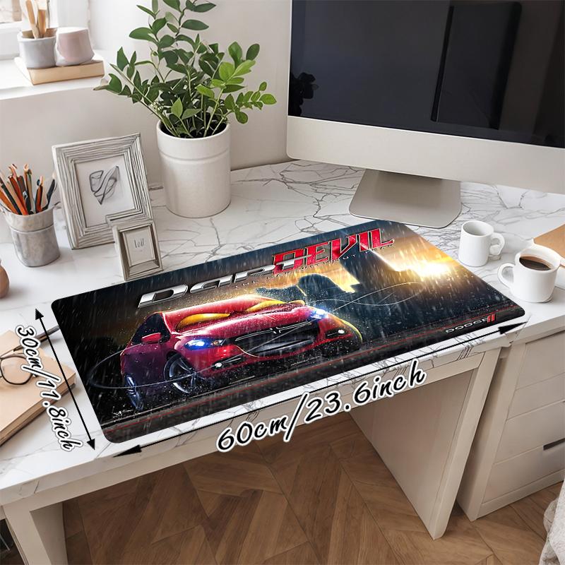 1 шт. Коврик для игровой мыши Ride Night, коврик для клавиатуры и стола, нескользящий, с резиновым замком по краю, водонепроницаемый коврик для мыши для офиса, домашнего декора Y1639