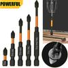 Магнитная крестовая отвертка головка 25/50/65/70/90/150 мм антикоррозийные биты 1/4 дюйма шестигранный бит для электрической отвертки