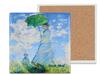 Carmani, Square Ceramic Coaster - Claude Monet/Woman with a Parasol