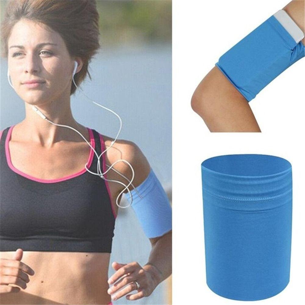 Elastic Universal Armband Mobile Phone Arm Bag Wrist Phone Bag Cellphone Holder Pouch Arm Band