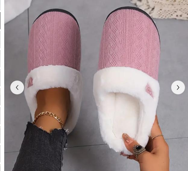 Уютные женские тапочки с плюшевой подкладкой — удобная домашняя обувь для отдыха и отдыха