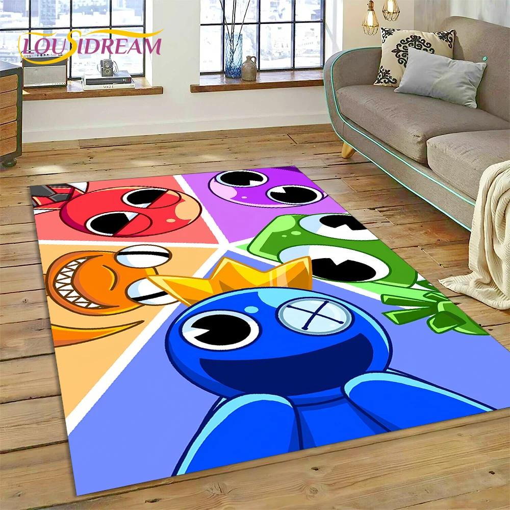 27 Style 3D R-Rainbows Friends Cartoon Carpet Rug for Home Living Room Bedroom Sofa Doormat Decor,kids play Non-slip Floor Mat