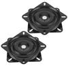Pair of Seat Swivel Base Mount Plate High Strength 360 Degrees Rotating for Marine Boat7in