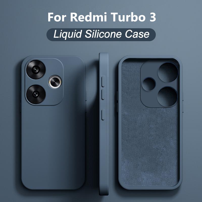 Для Redmi Turbo 3 Turbo3 5G чехол Роскошный квадратный жидкий силиконовый чехол для телефона Xiaomi Redmi Turbo 3 Turbo3 противоударный мягкий задний чехол