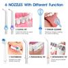 Floss Water Jet 5 Mode USB Rechargeable Oral Irrigator 300Ml Portable Flosser Irrigator  Cleaner