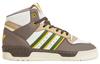 Adidas Originals Rivalry Abrasion Resistant Breathable Mid top Skateboard Shoes Unisex White Umber IH3405