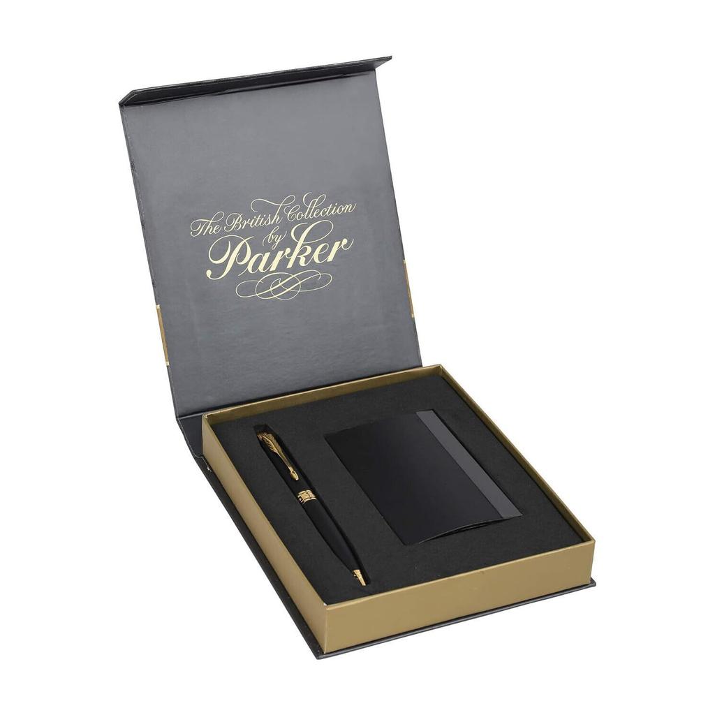 @ Красивая синяя шариковая ручка Parker EST 1888 Стильный кошелек для карт L556 MJ-548-60% СКИДКА
